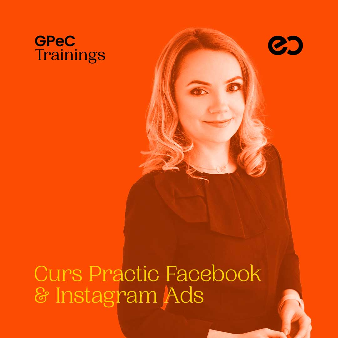 Trainerul, Raluca Radu, are peste 15 ani de experiență în Marketing Online Curs Facebook Ads si Instagram Ads cu Raluca Radu MTH Digital